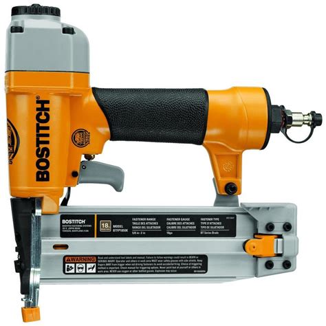 The 18V Compact Cordless 18 Gauge Brad Nailer (NT1850DF) allows the user to easily move around the jobsite without hoses or compressors and GO cordless Now. . Lowes brad nailer